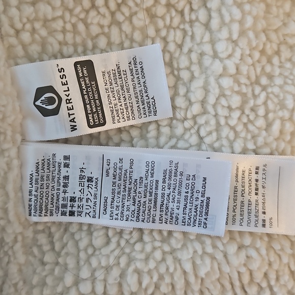 Levi's Blue Cream Lightweight Shirt Jacket For Woman - Picture 5 of 10